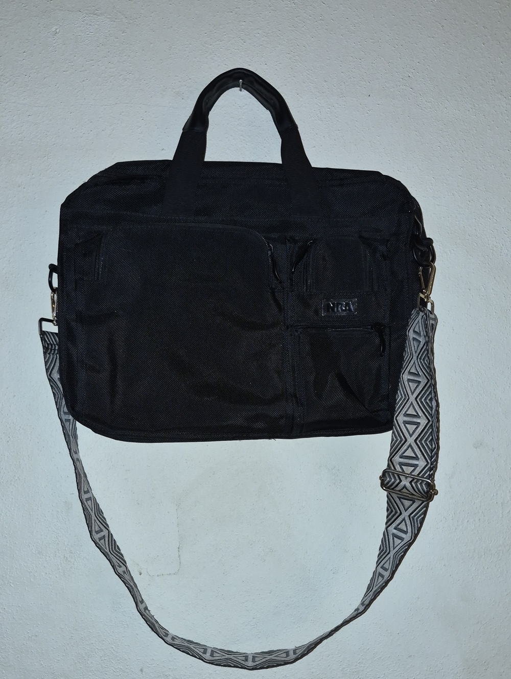 ): NRA Black Tactical Briefcase Messenger Laptop Bag Multi Pocket